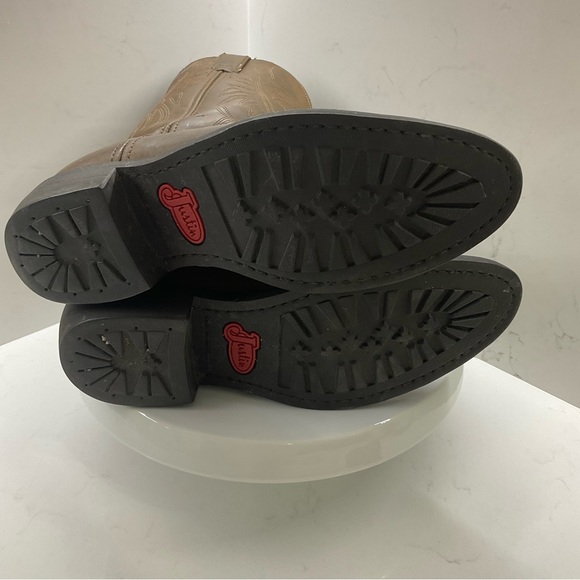 Justin Boots Crazy Cow Leather men’s JB1100 Size 8.5 D - Picture 7 of 10